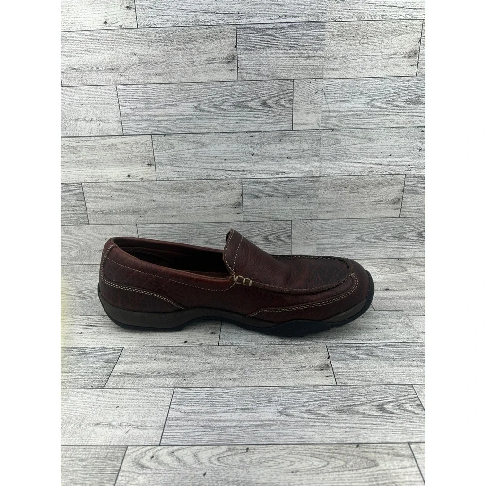 LL‎ Bean Men Sz 10.5 M Brown Leather Venetian Loafers 0GTF7 04 Slip On Shoes